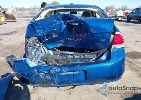 2008 Ford Focus Se/Ses из США, поврежденный, VIN 1FAHP33N78W236554